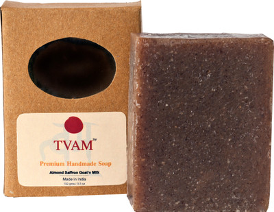 

TVAM Almond & Saffron Goat's Milk Soap(100 g)