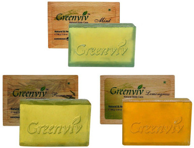 

Greenviv Refreshing Bath Soap Combo(300 g, Pack of 3)