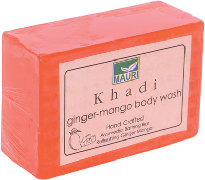 

Khadi Mauri Premium Herbal Ginger Mango Boday Wash Soap(125 g)