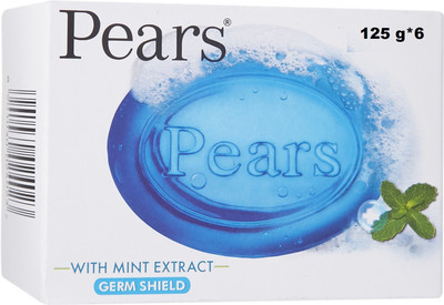 

Pears Germs Shield With Mint Extract Soap ( Pack of 6 )(125 g, Pack of 6)