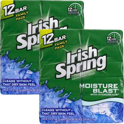 

Irish Spring Soap(1270 g, Pack of 12)