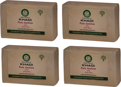 

Khadi Herbal Pure Jasmine soap(500 g, Pack of 4)