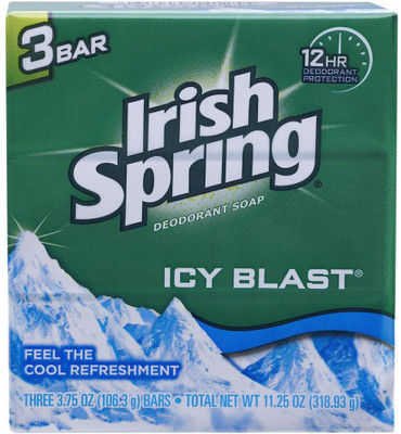 

Irish Spring Icy Blast Deodorant Soap Pack Of 3(318.93 g)