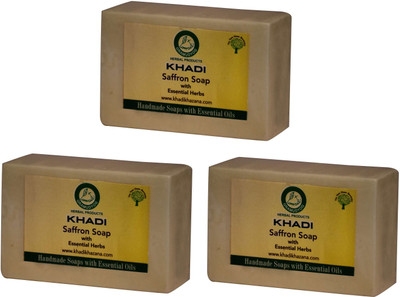 

Khadi Herbal saffron(375 g, Pack of 3)