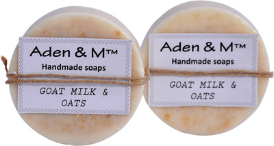 Aden & M Goat MIlk & Oats - Pack of 2(80 g, Pack of 2)