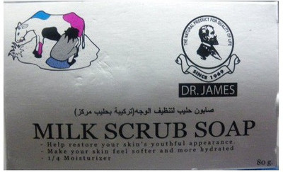 Dr. James Milk Scrub Soap(80 g)