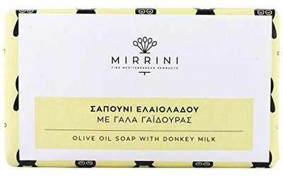 

Mirrini Handmade Olive Oil Soap With Donkey Milk(100 g)