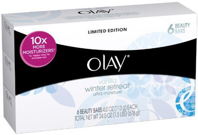 Olay Vanilla Winter Retreat Ultra Moisture Beauty Bar Soap-6 count(678 g)