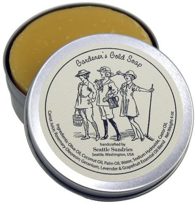 

Seattle Sundries Gardener's Gold Soap - 100% Natural & Handcrafted in Reusable Travel Gift Tin(120 ml)