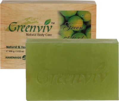 

Greenviv Natural Green Apple Soap(100 g)