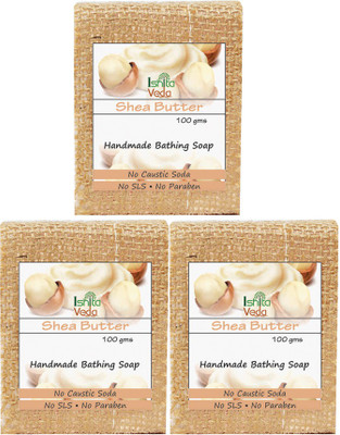 

Ishita International Shea Butter Handmade Soap(300 g, Pack of 3)