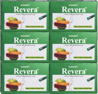 

Revera Aloevera With Multivitamin Soap(450 g, Pack of 6)