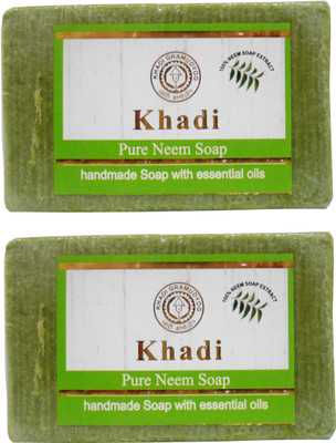 

Khadi Herbal NaturalPure Neem Soap Pack Of 2(250 g, Pack of 2)