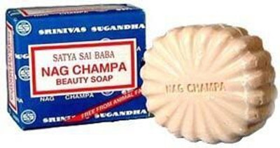 

Satya Soap Nag Champa: Sai Baba Natural Soap Large (4 pack)(150 g, Pack of 2)