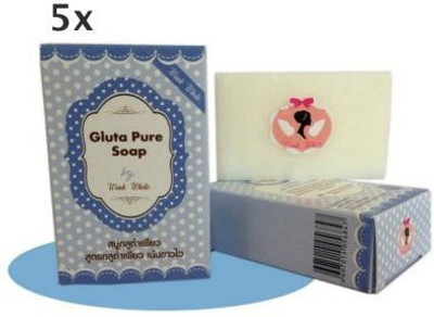 

Wink Wise Soap Gluta Pure Soap wink white Whitening Soap Lightening Skin Face Lightener(70 g)