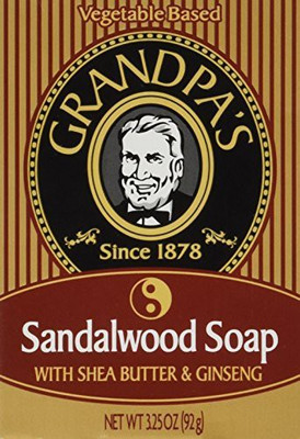 

Grandpa's Sandalwood Bar Soap with Shea Butter and Ginseng(92 g)