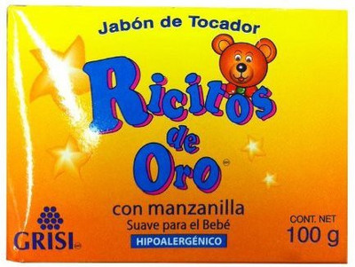 

Ricitos De Oro Grisi Baby Soap - Soft Hypoallergenic Soap(100 g)