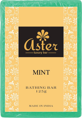 

Aster Luxury Handmade Mint Soap 125g - Pack of 12(1500 g, Pack of 12)