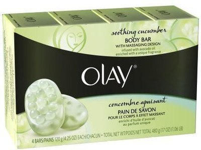 

Olay Soothing Cucumber Bar Soap Green 4 Ct (Pack of 2) 8 TOTAL BARS(480 g)