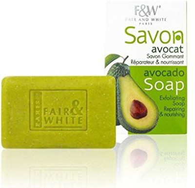 

Fair & White Exfoliating Avocado Bar Soap For Face And Body, Hydrates And Softens Skin(198.38 g)