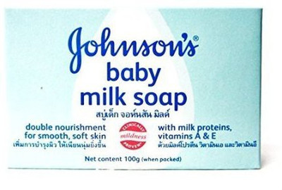 

Chadamyi Johnson & Johnson Baby Milk Soap With Milk Proteins Vitamins A & E(100 g)