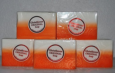 

Professional Whitening 5 Bars Kojic Acid & Glutathione Dual Whitening/bleaching Soap(40 g)