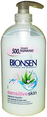 

Bionsen "sensitive Skin" Liquid Soap With Aloe Vera Extract, Measuring Cap(500 g)
