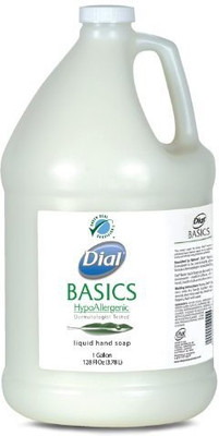 

Dial 1325980 Basics Honeysuckle Floral White Pearl Hypoallergenic Liquid Hand Soap(3785.41 g, Pack of 4)
