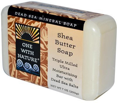 One With Nature Shea Butter Dead Sea Mineral Soap Bars (Pack of 6)(200 g)