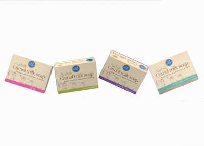 

Aadvik Camel Milk Soap (Combo of 4 Variants)(400 g, Pack of 4)