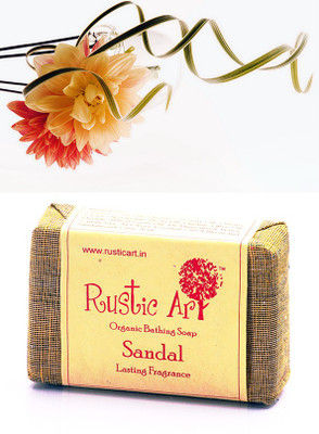 

Rustic Art Organic Sandal Soap(100 g)