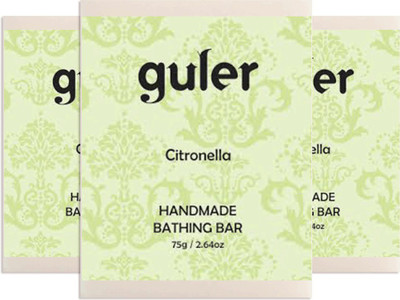 

Guler Citronella Bathing Bar 75g Pack of 3(225 g, Pack of 3)