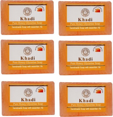 

Khadi Herbal NaturalPure Honey Glycerine Soap(750 g, Pack of 6)