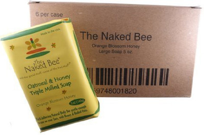 

The Naked Bee Naked Bee Orange Blossom Honey Large Soap Pack of 6(150 ml, Pack of 6)