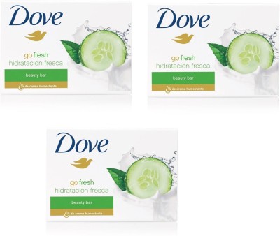 DOVE Go Fresh Hidratcion Fresca Beauty Bar ( pack of 3 )(3 x 45 g)