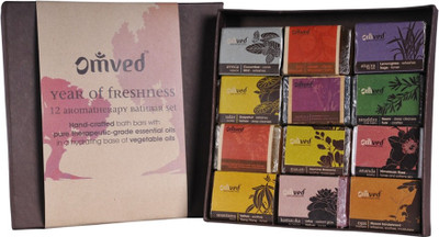 

Omved Year of Freshness Bathbar Set Of - 12 Soaps(25 g, Pack of 12)