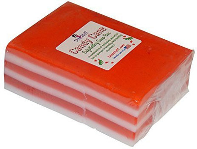 

Diva Stuff Candy Cane Scented Dual Action Soap Bar(100 g)