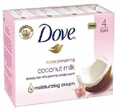 

Dove Purely Pampering Beauty Bar - Coconut with Jasmine Petals(120 ml, Pack of 4)