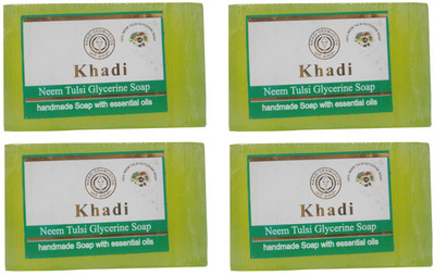 KHADI Neem & Tulsi soap(4 x 125 g)