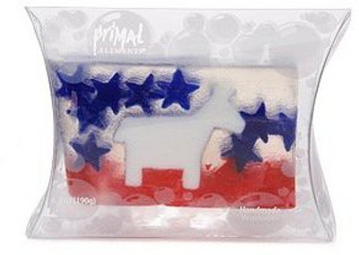 

Primal Elements Handmade Vegetable Glycerine Soap Political Series Democrat(190 g)