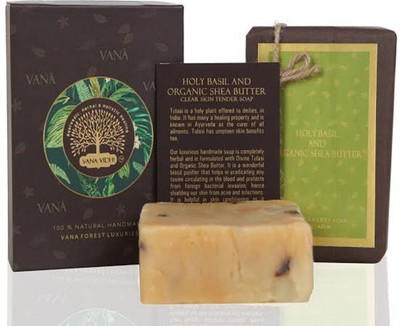 

VANA VIDHI Holy Basil & Organic Shea Soap(120 g)
