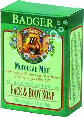 

Badger Moroccan Mint Face & Body Soap(112 g)