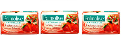 

Palmolive naturals radiant softness soap bar set of 3(522 g, Pack of 3)