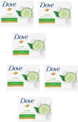 

Dove Go Fresh Hidratcion Fresca Beauty Bar ( pack of 6 )(135 g, Pack of 6)
