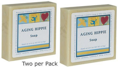 

Mountain Country Soap Aging Hippie Natural Patchouli Olive & Cocoa Butter Soap Pack of 2(180 ml, Pack of 2)