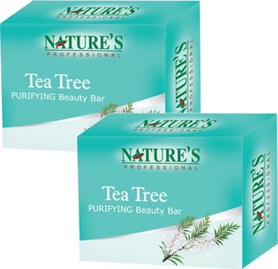 

Nature Tea Tree Purifying Beauty Bar Pack of 2(150 g)
