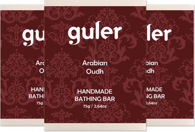 

Guler Guler Arabian Oudh Bathing Bar 75g - Pack of 3(225 g, Pack of 3)