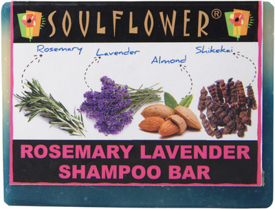 

Soulflower Rosemary Lavender Shampoo Bar(150 g)