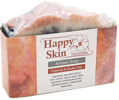 

Happy Skin Naturals Charcoal & Kaolin Clay Artisan Soap(100 g)