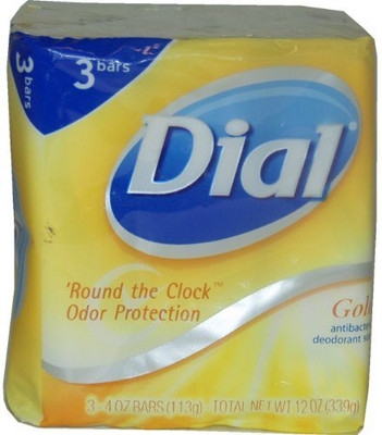 Dial Gold Antibacterial Deodorant Soap by 3 Count(339 g, Pack of 3)